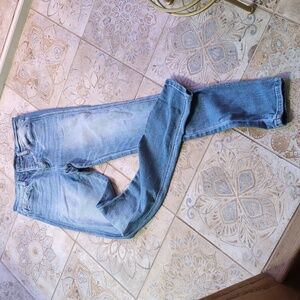 Flying Monkey High Rise Skinny Button Down Fly - 28